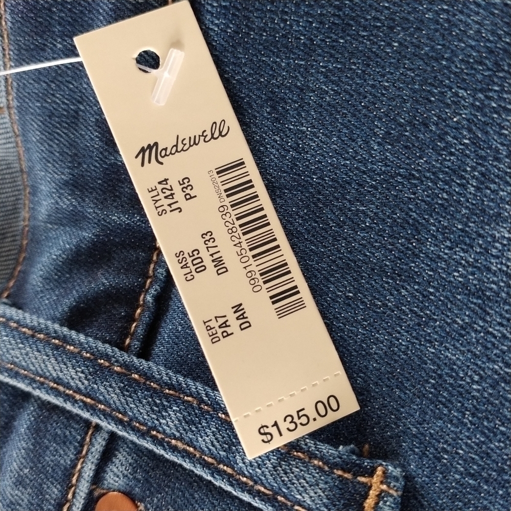 Madewell NEW Cali-Demi Boot Crop Jean W35 Petite - Picture 15 of 15